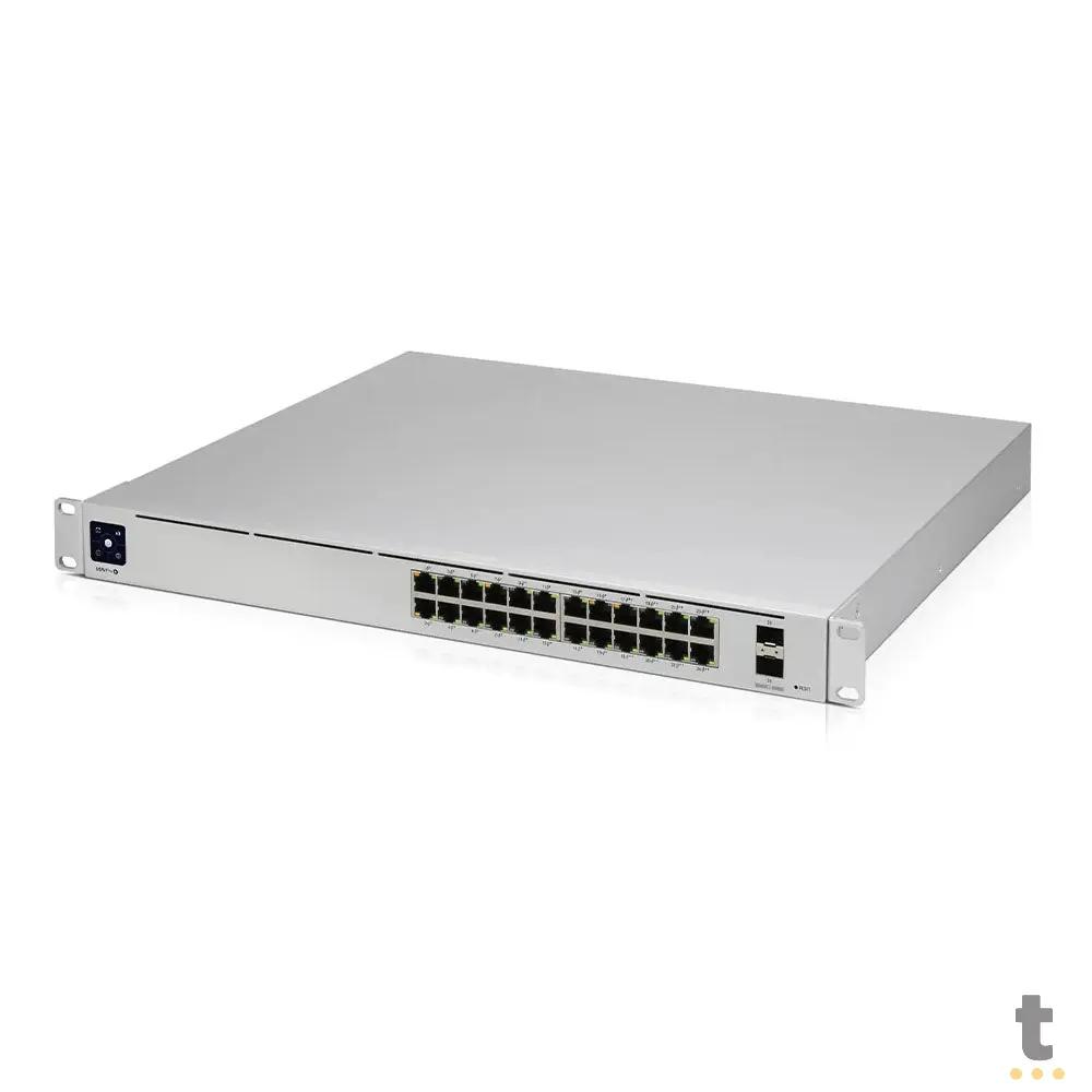 Switch 24 Portas 10/100/1000 Mbps PoE + 02 SFP Ubiquiti Unifi Pro - USW-Pro-24-PoE Truedata