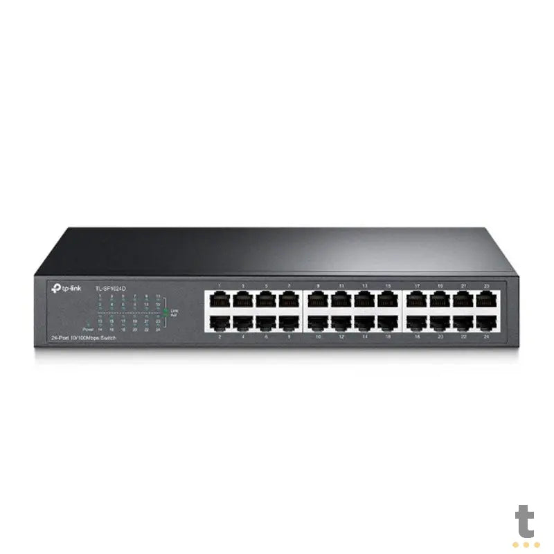 Switch 24 Portas Fast Ethernet 10/100 TP-Link L2 - TL-SF1024D Truedata