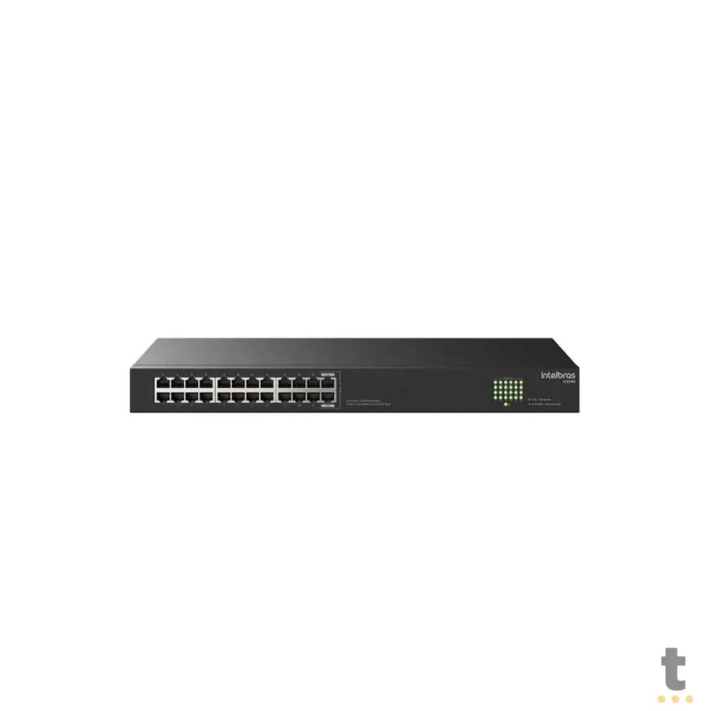 Switch 24 Portas Gigabit 10/100/1000 Mbps Intelbras S1124G - 4760115 Truedata