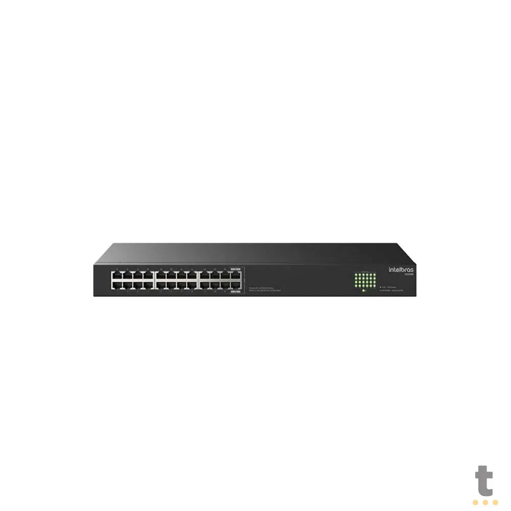 Switch 24 Portas Gigabit 10/100/1000 Mbps Intelbras S1124G - 4760115 Truedata