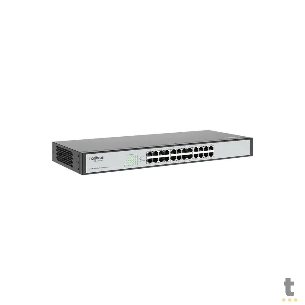 Switch 24 Portas Gigabit 10/100/1000 Mbps Intelbras SG 2400 QR+ - 4760022 Truedata