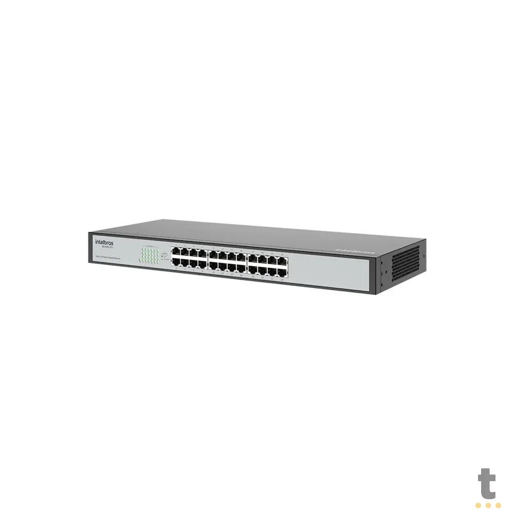 Switch 24 Portas Gigabit 10/100/1000 Mbps Intelbras SG 2400 QR+ - 4760022 Truedata