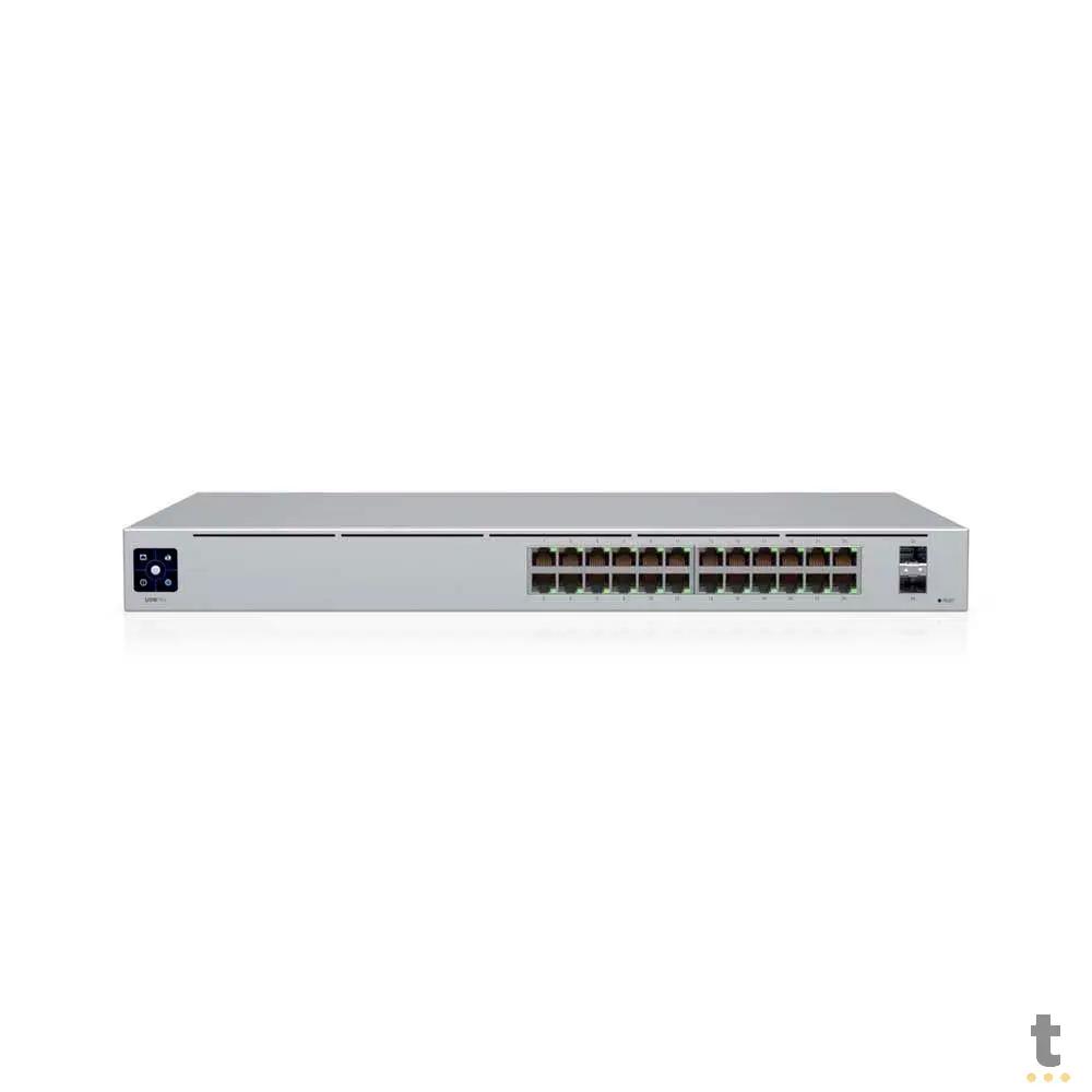 Switch 24 Portas Gigabit 10/100/1000 Mbps + 2 Portas SFP Ubiquiti Unifi Pro Gerenciável - USW-PRO-24 I Truedata