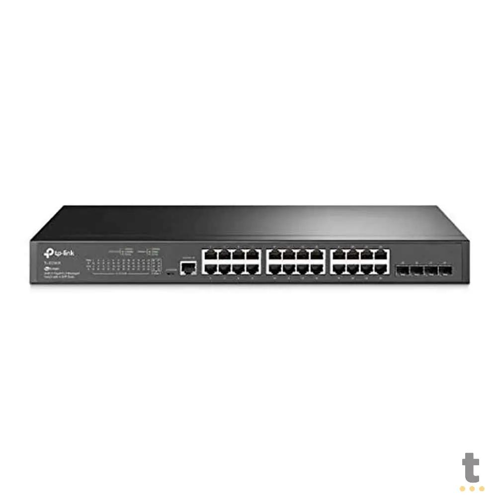Switch 24 Portas Gigabit 10/100/1000 + 4 Portas SFP Tp-Link Gerenciavel - TL-SG3428 Truedata