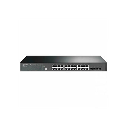 Switch 24 Portas Gigabit 10/100/1000 + 4 Portas SFP+ 10GE JetStream Tp-Link Gerenciavel - TL-SG3428X Truedata