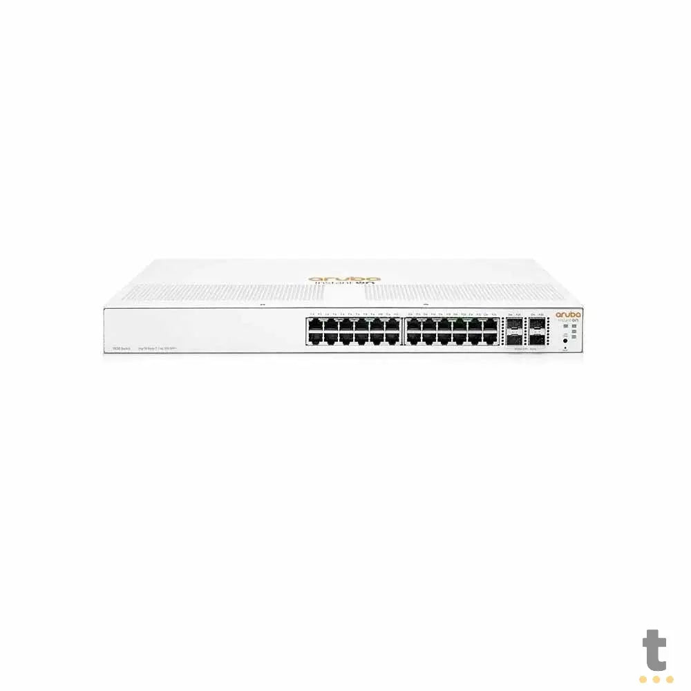 Switch 24 Portas HPE Aruba 1930 Gigabit 10/100/1000 + 4 Portas SFP Gerenciavel Instant On - JL682A Truedata