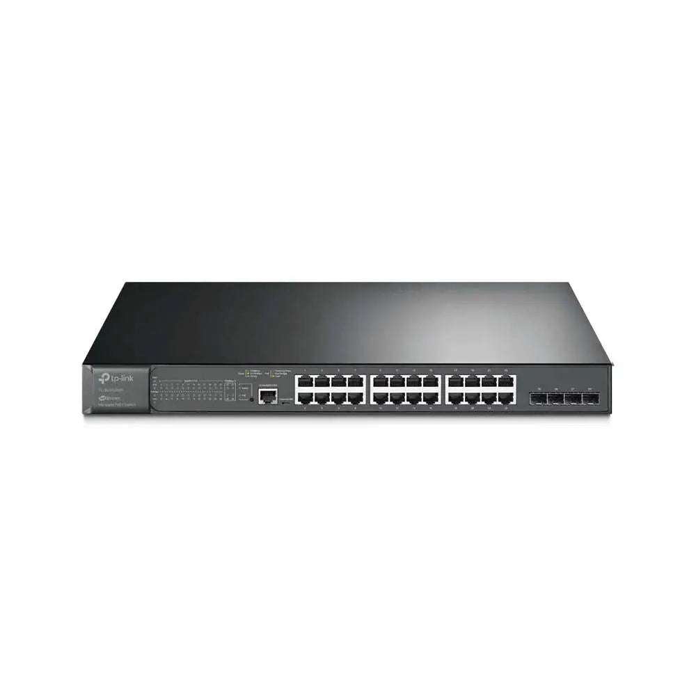 Switch 24 Portas POE Gigabit 10/100/1000 + 4 Portas SFP Tp-Link Gerenciável 384W L2+ - TL-SG3428MP Truedata