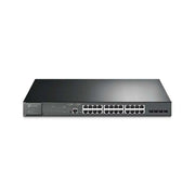 Switch 24 Portas POE Gigabit 10/100/1000 + 4 Portas SFP Tp-Link Gerenciável 384W L2+ - TL-SG3428MP