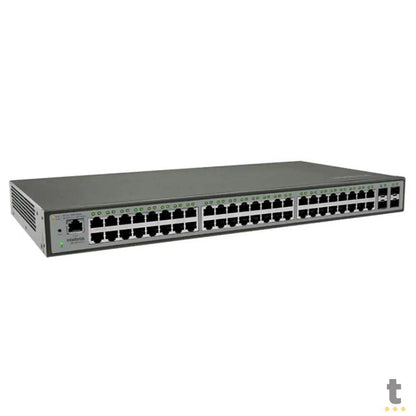 Switch 48 Portas Gigabit 10/100/1000 Mbps + 4 Gbic SFP Intelbras Gerenciavel - SG 5204 MR L2+ - 4760046 Truedata