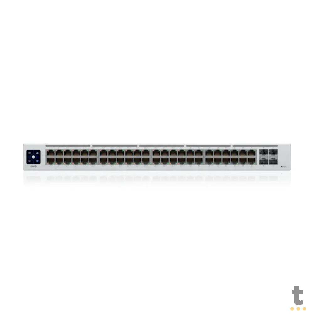 Switch 48 Portas (32 PoE+) Gigabit 10/100/1000 + 04 Sfp Ubiquiti Unifi Gerenciavel - USW-48-POE Truedata