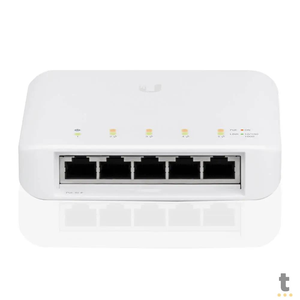 Switch Gigabit Poe 5 Portas 10/100/1000 Mbps Ubiquiti Unifi - USW-FLEX-MINI Truedata