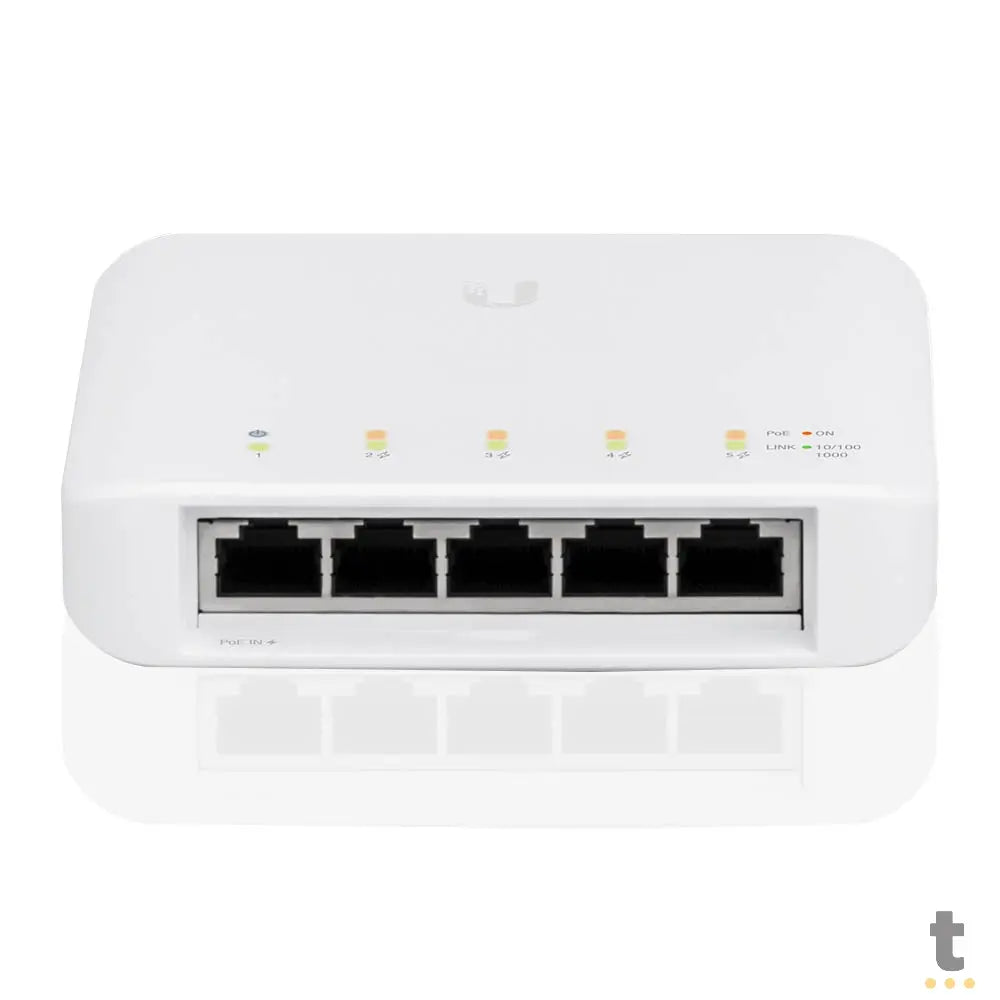 Switch Gigabit Poe 5 Portas 10/100/1000 Mbps Ubiquiti Unifi - USW-FLEX-MINI Truedata