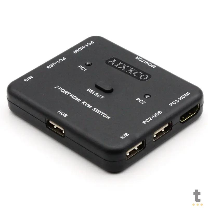 Switch Kvm Hdmi 2 Portas Aixxco El-21ha Truedata