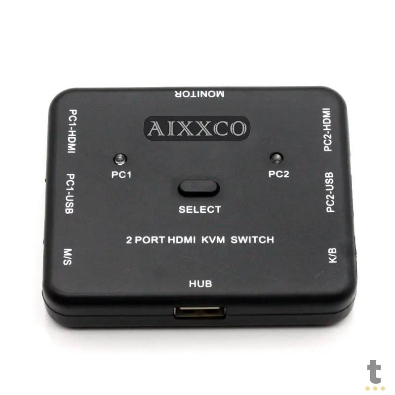 Switch Kvm Hdmi 2 Portas Aixxco El-21ha Truedata