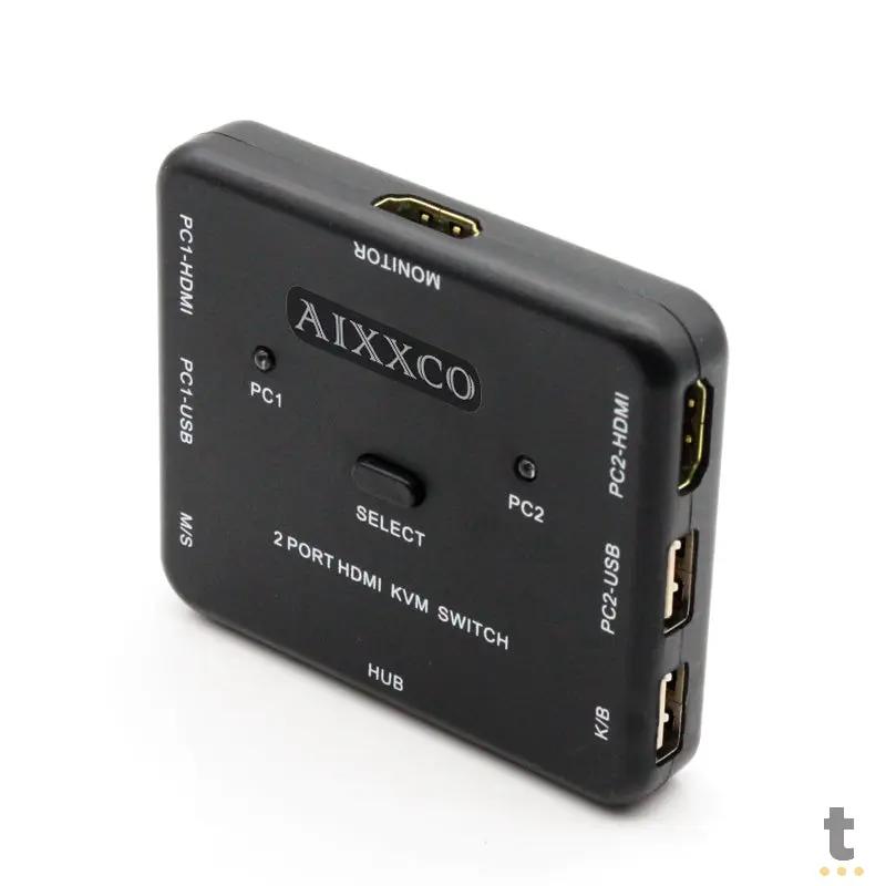 Switch Kvm Hdmi 2 Portas Aixxco El-21ha Truedata