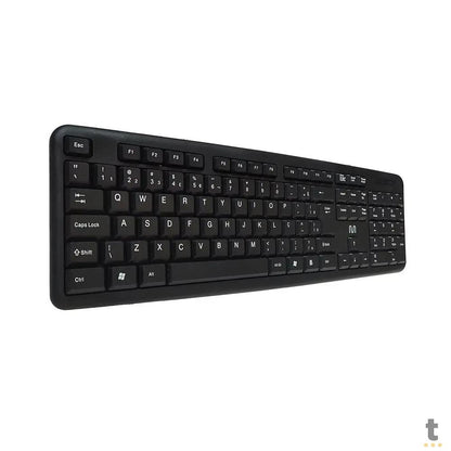 Teclado Com Fio Multilaser Slim Standard Abnt Preto Usb - TC065 Truedata