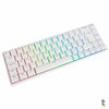 Teclado Gamer Mecanico Akko 3068B Plus White Switch Akko Orange RGB Branco Truedata