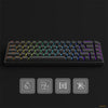 Teclado Gamer Mecanico Akko Asa 3068V2 Switch Jelly Pink RGB Preto Truedata