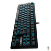 Teclado Gamer Mecanico Gamdias Led Azul Preto - HERMES E2 BLUE (BR/RED) Truedata