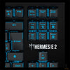 Teclado Gamer Mecanico Gamdias Led Azul Preto - HERMES E2 BLUE (BR/RED) Truedata