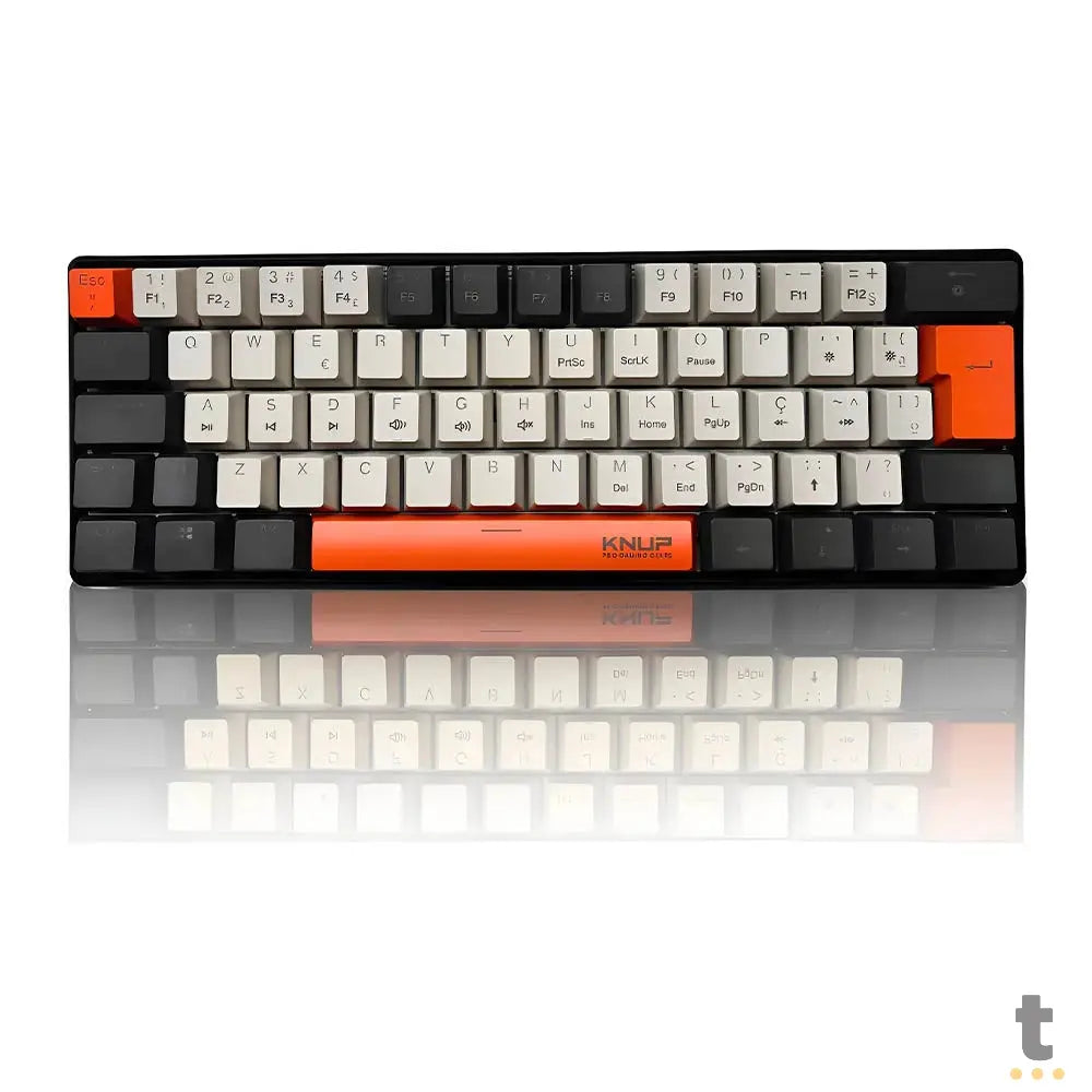 Teclado Gamer Mecanico Knup 60% USB Tipo C RGB Anti Ghost - KP-TE125 Truedata