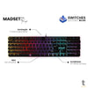 Teclado Gamer Mecanico Knup USB RGB Anti Ghost - KP-TE114 Truedata
