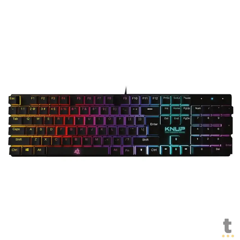 Teclado Gamer Mecanico Knup USB RGB Anti Ghost - KP-TE114 Truedata