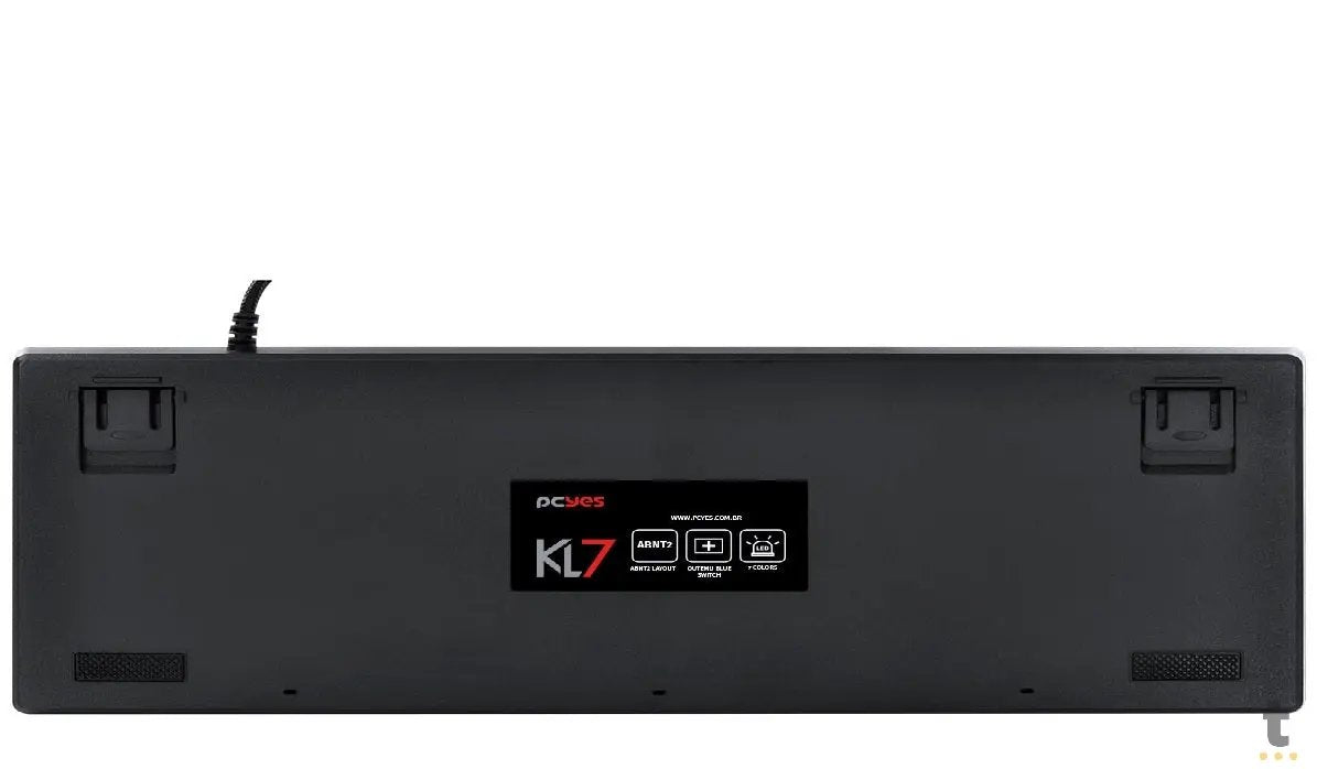 Teclado Gamer Mecanico PCYes KL7 Outemu Blue Abnt2 RGB - 32895 Truedata