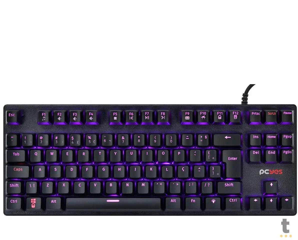 Teclado Gamer Mecanico PCYes KL7 Outemu Blue Abnt2 RGB - 32895 Truedata