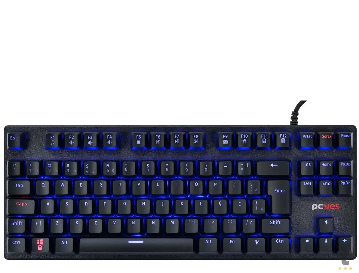 Teclado Gamer Mecanico PCYes KL7 Outemu Blue Abnt2 RGB - 32895 Truedata