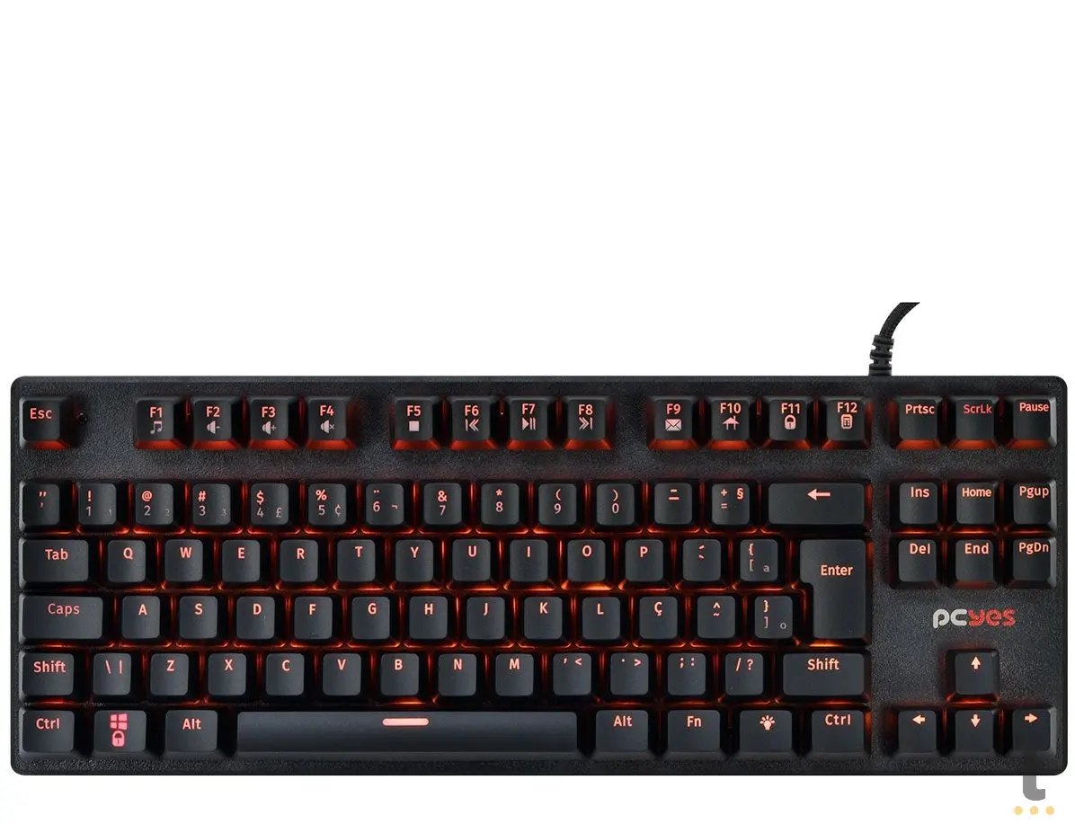 Teclado Gamer Mecanico PCYes KL7 Outemu Blue Abnt2 RGB - 32895 Truedata