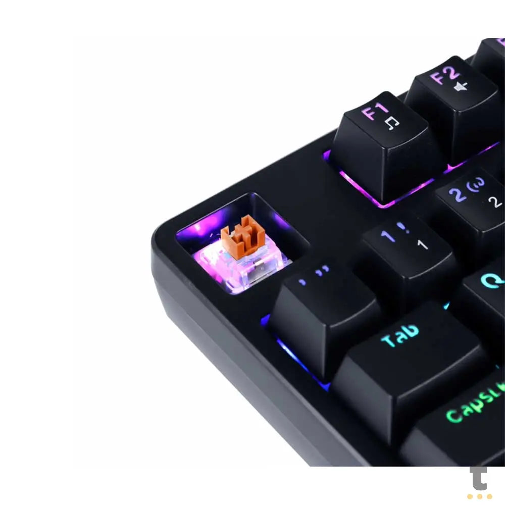 Teclado Gamer Mecanico PCYes Kratz Outemu Brown Hotswap Abnt2 RGB - PKOHBWRGB Truedata