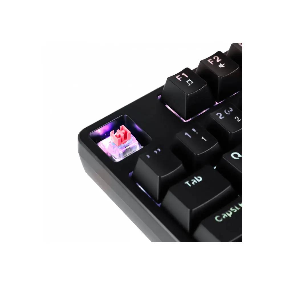 Teclado Gamer Mecanico PCYes Kratz Outemu Red Hotswap Abnt2 RGB Preto - PKOHRDRGB Truedata