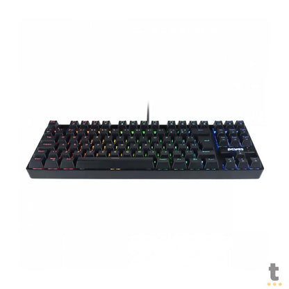Teclado Gamer Mecanico PCYes TKL Neron Outemu Brown Hotswap RGB Preto - PNOHBWRGB Truedata