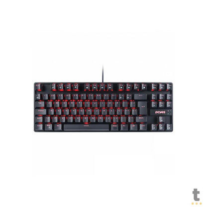 Teclado Gamer Mecanico PCYes TKL Neron Outemu Preto Led Vermelho - PNOHRDV Truedata