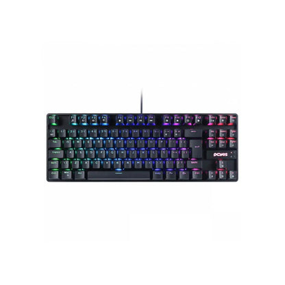 Teclado Gamer Mecanico PCYes TKL Neron Outemu RGB Preto - PNOHRDRGB Truedata