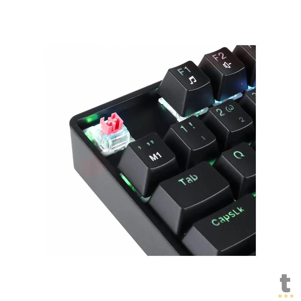 Teclado Gamer Mecanico PCYes TKL Neron Outemu RGB Preto - PNOHRDRGB Truedata
