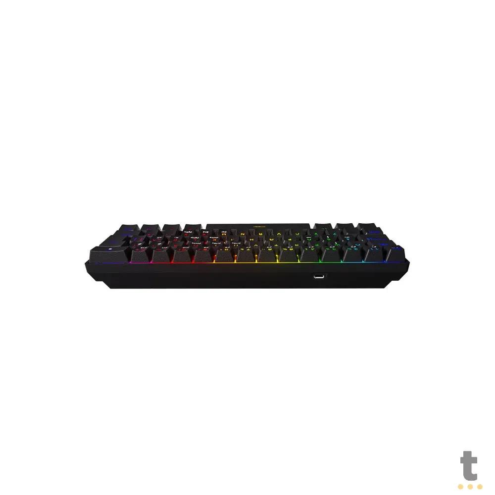 Teclado Gamer Mecanico PCYes Zot Outemu Blue Hotswap RGB Preto - PZOHBLRGB Truedata