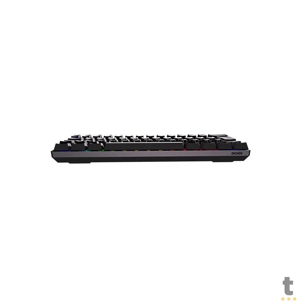 Teclado Gamer Mecanico PCYes Zot Outemu Blue Hotswap RGB Preto - PZOHBLRGB Truedata