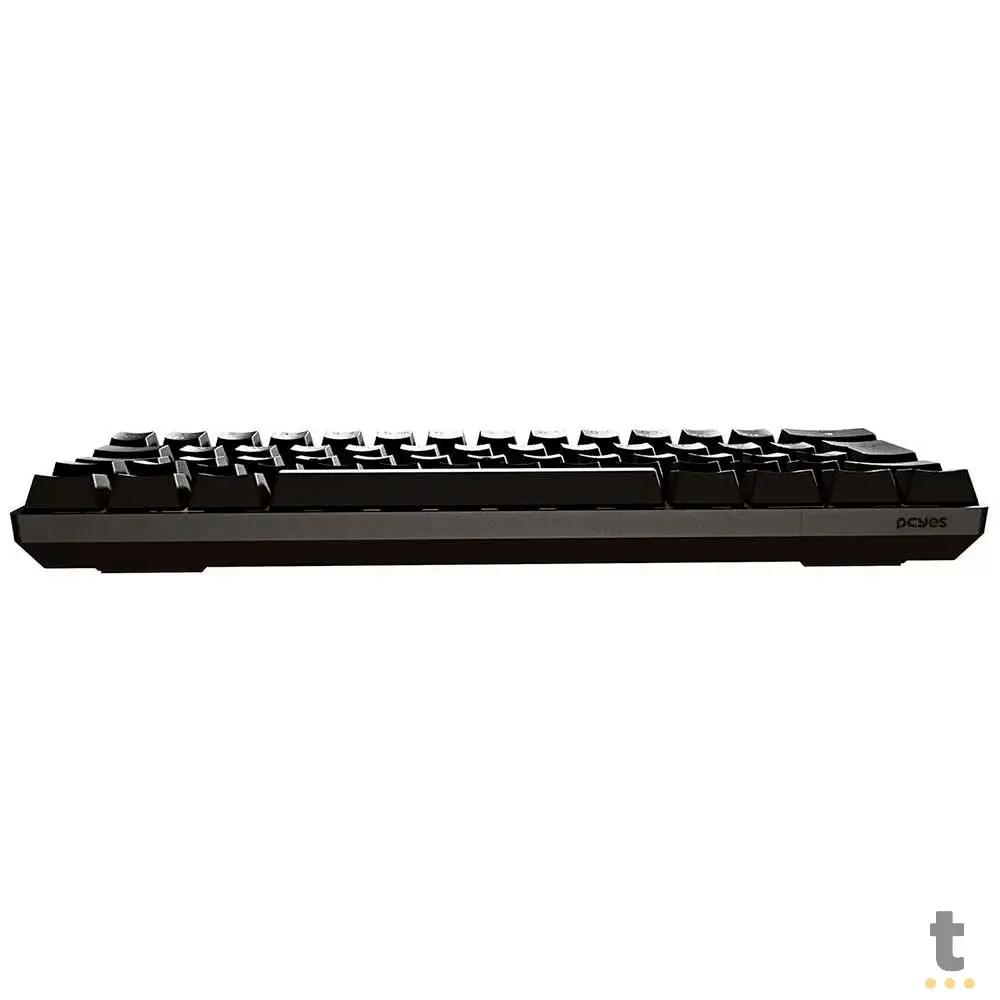 Teclado Gamer Mecanico PCYes Zot Outemu Brown Hotswap Abnt2 Led Vermelho Preto - PZOHBWV Truedata