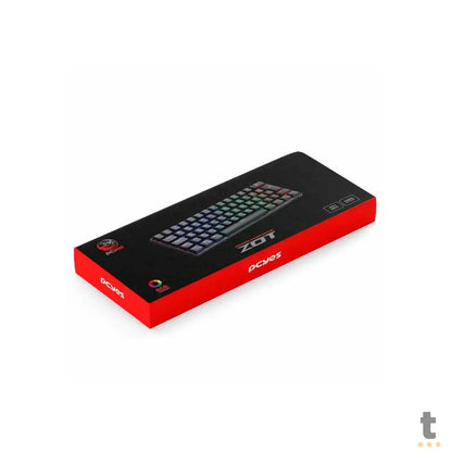 Teclado Gamer Mecanico PCYes Zot Outemu Brown Hotswap Abnt2 RGB Preto - PZOHBWRGB Truedata
