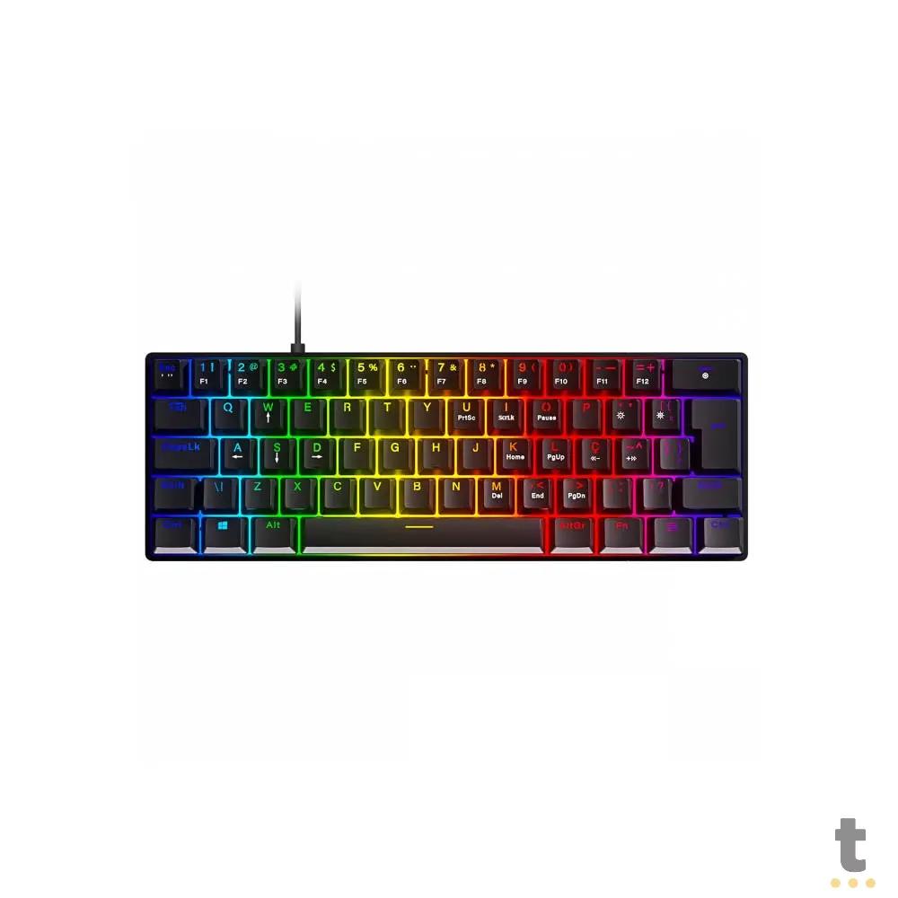 Teclado Gamer Mecanico PCYes Zot Outemu Red Hotswap Abnt2 RGB - PZOHRDRGB Truedata