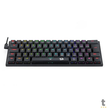 Teclado Gamer Mecânico Redragon Anivia RGB Switch Azul Preto - K614-RGB (PT-BLUE) Truedata