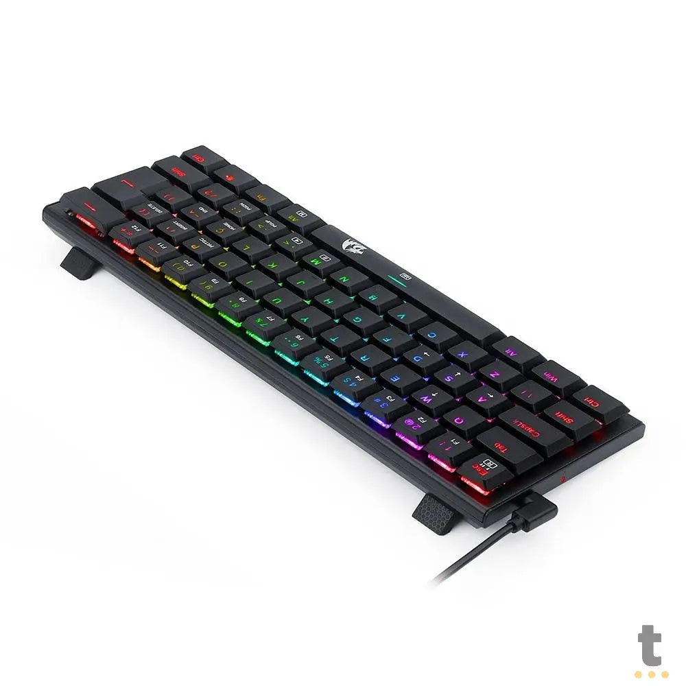 Teclado Gamer Mecânico Redragon Anivia RGB Switch Azul Preto - K614-RGB (PT-BLUE) Truedata