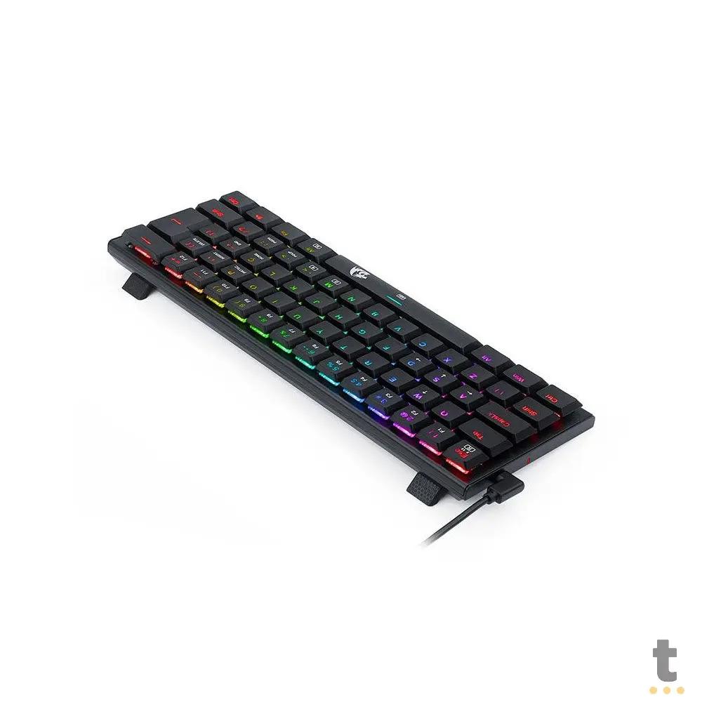 Teclado Gamer Mecânico Redragon Anivia RGB Switch Marrom Preto - K614-RGB (PT-BROWN) Truedata