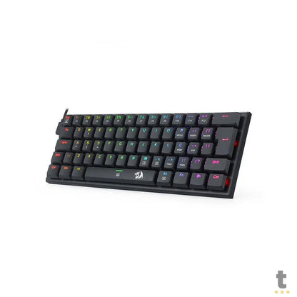 Teclado Gamer Mecânico Redragon Anivia RGB Switch Marrom Preto - K614-RGB (PT-BROWN) Truedata