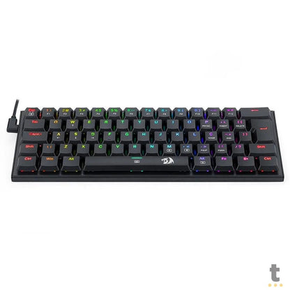 Teclado Gamer Mecânico Redragon Anivia RGB Switch Vermelho Preto - K614-RGB (PT-RED) Truedata