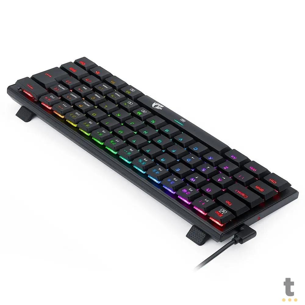 Teclado Gamer Mecânico Redragon Anivia RGB Switch Vermelho Preto - K614-RGB (PT-RED) Truedata