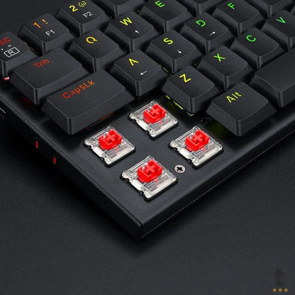 Teclado Gamer Mecânico Redragon Anivia RGB Switch Vermelho Preto - K614-RGB (PT-RED) Truedata
