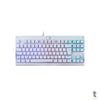 Teclado Gamer Mecânico Redragon Dark Avenger Lunar White RGB Branco - K568W-RGB - Switch Red Truedata